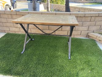 Wood Patio Table & Cover