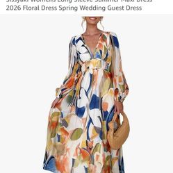 Beautiful multi-colored midi dress medium