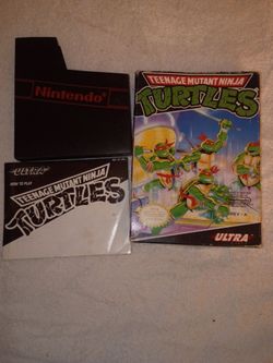 Nintendo NES Ninja turtles box