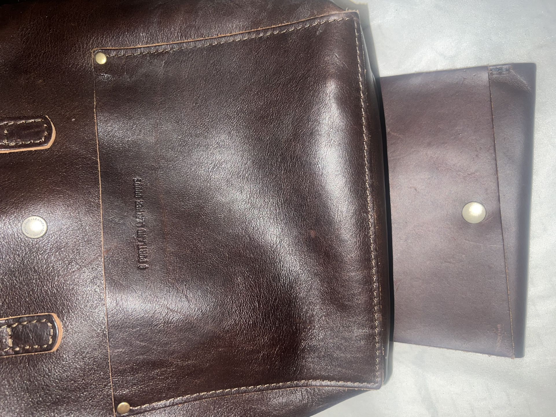 Portland leather goods Cross Body Tote