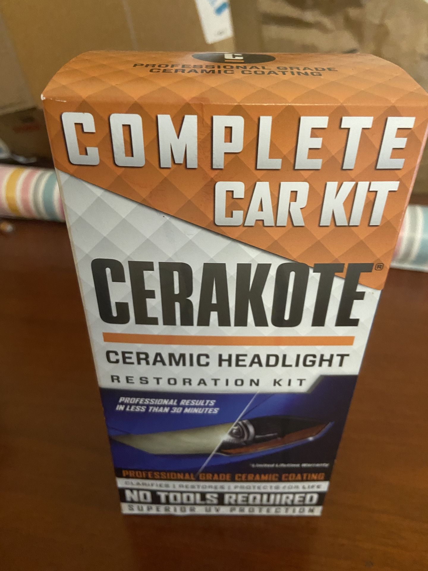 Car Headlight Restoration Kit