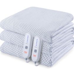 New Timi Calda White Heated Mattress Pad for Bed