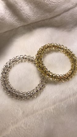 Metal Spiral Loop Bracelets $10 set $6 each