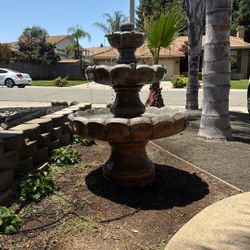 3 Tier Concrete Fountain