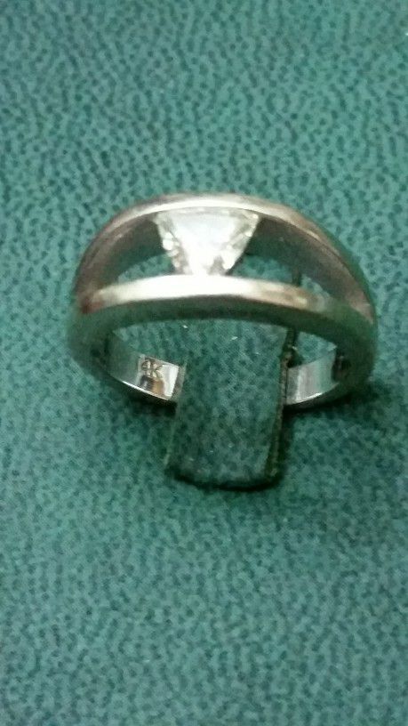 .80ctw Trillion Cut Natural Diamond Engagement Ring 