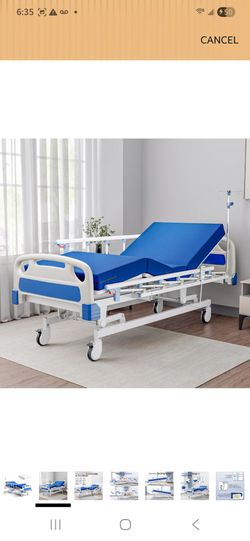 5 Upgraded Features: The hospital bed offers adjustable backrest, leg rest, and overall height, allowing patients to find the most comfortable resting