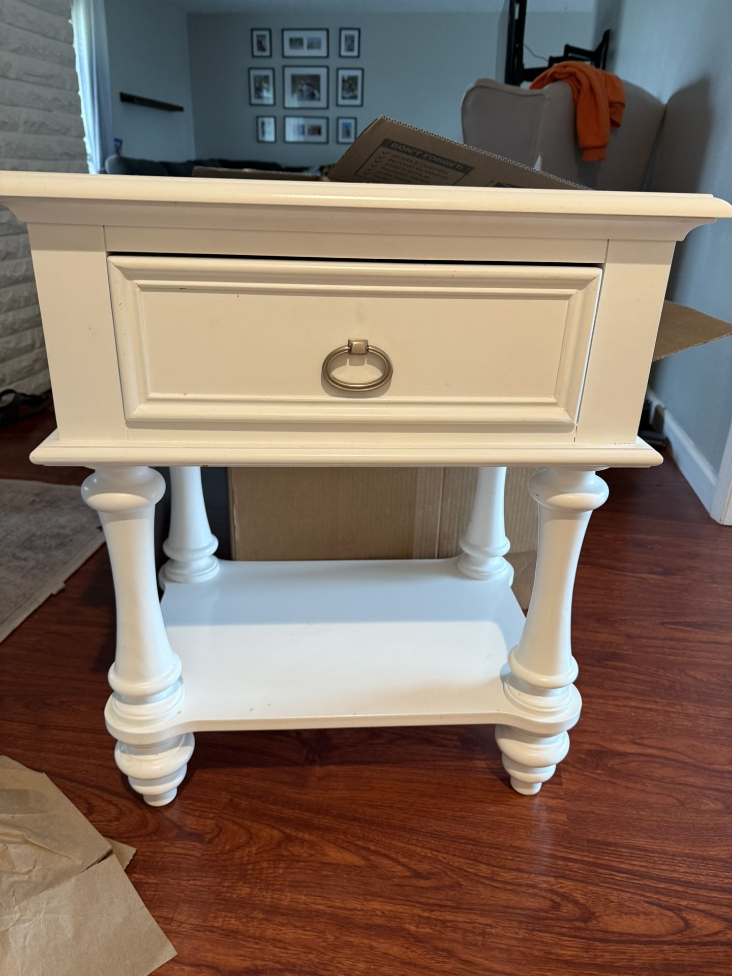 White Side Table