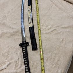 Samurai display sword