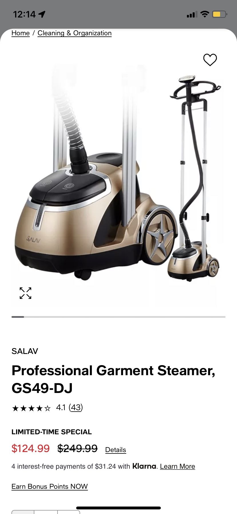 Clothes Steamer New
