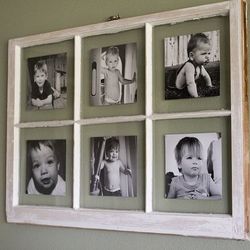 2x3 Vintage Window Picture Decor  