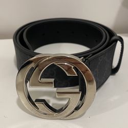 GG Supreme Belt With G Buckle (Size - 95/38)