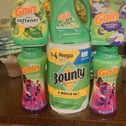 Gain Laundry Bundle With Bounty 