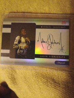 Michael Jackson Official Cards