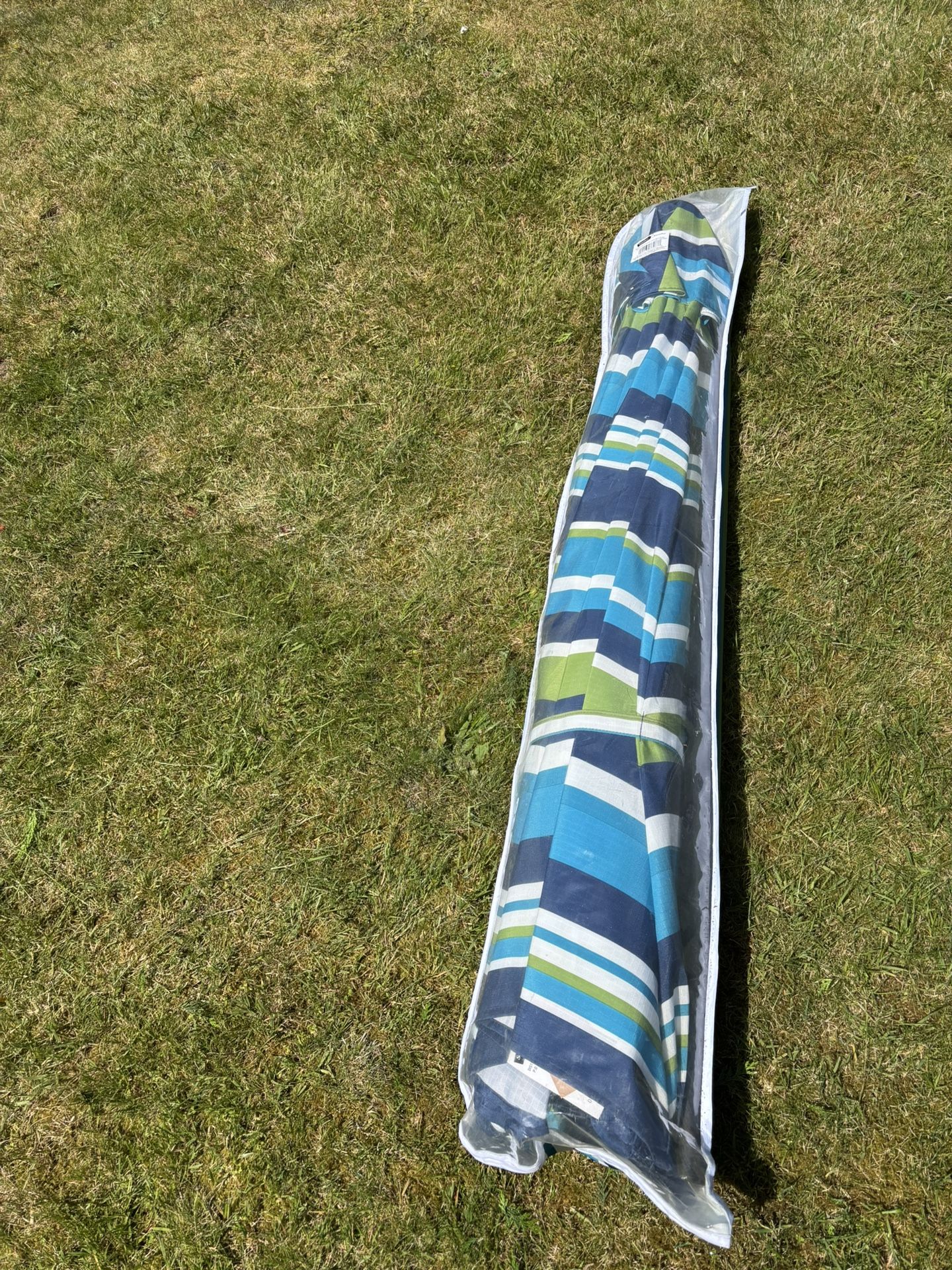 9 Foot Adjustable Market Umbrella  New 