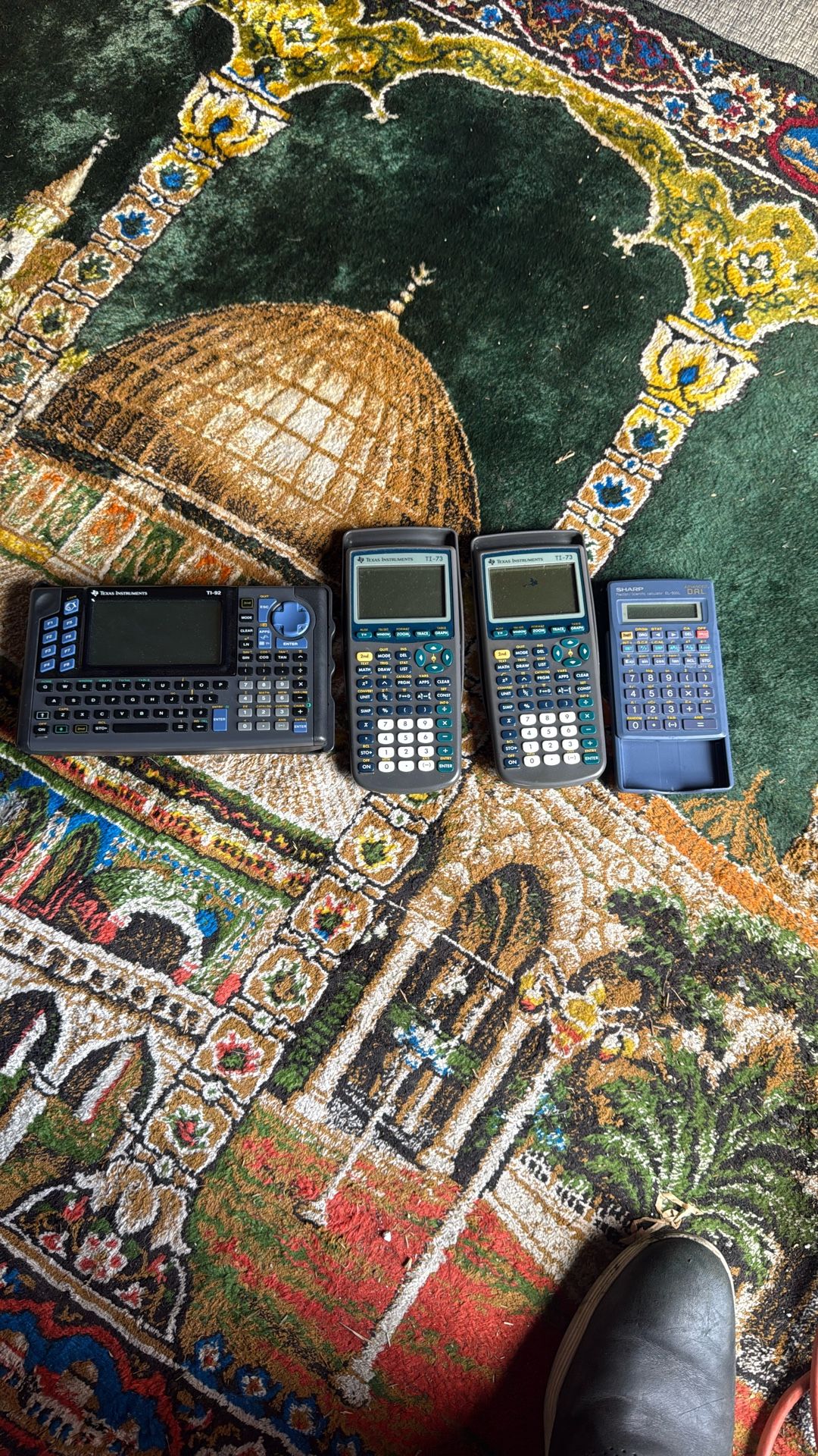 Texas Instrument calculators they just need batteries $20 each large ones $40 Vintage Computer