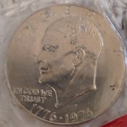 Mint Uncirculated Bicentennial Eisenhower Dollar 