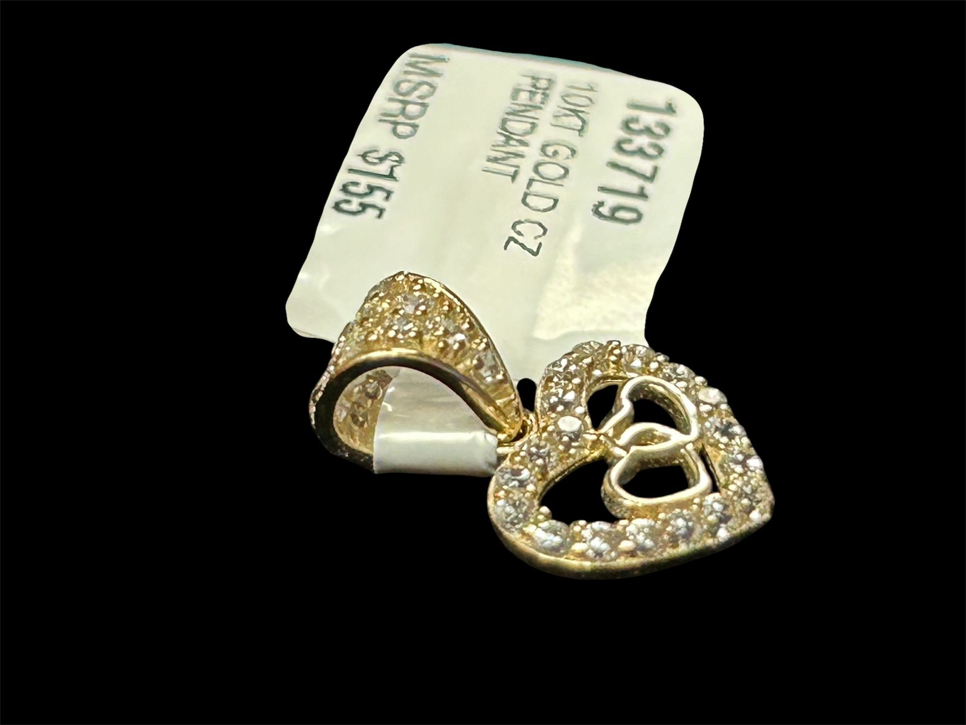 Cz Heart pendant