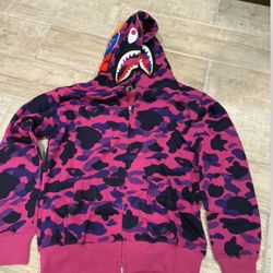 Purple Bape Hoodie