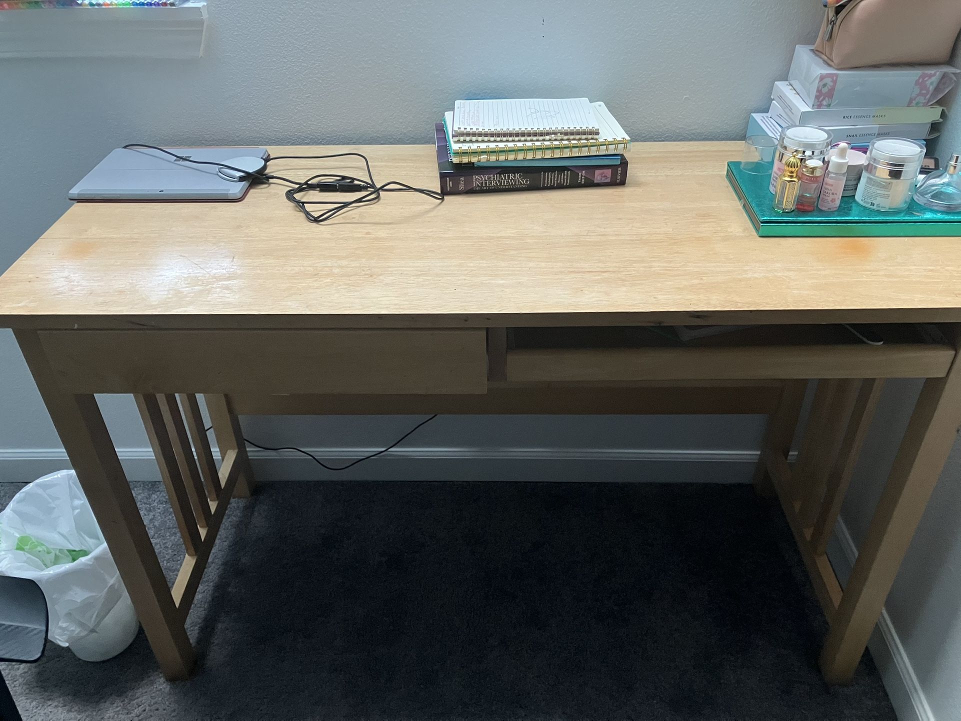 Desk Solid Wood Free Must Go