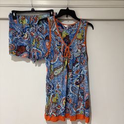 New Secret Treasures Women's Knit Shorty Pajama Set 2-Piece Cozy Sleepwear