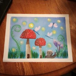 Mushroom Garden By Ellen 