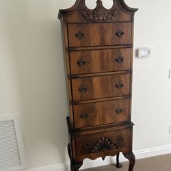 Antique High Boy Chest of Drawers