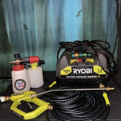 Ryobi Detailing Setup Foam Cannon, Stubby Gun, 40 Ft Hose With Quick Connect 
