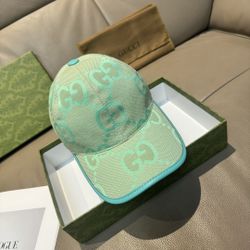 Mint Green. Gucci Gg Canvas Hat