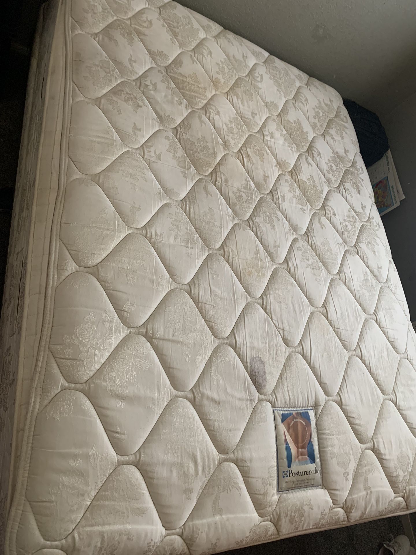 Queen Mattress And  Box Spring And Bed Frame!!