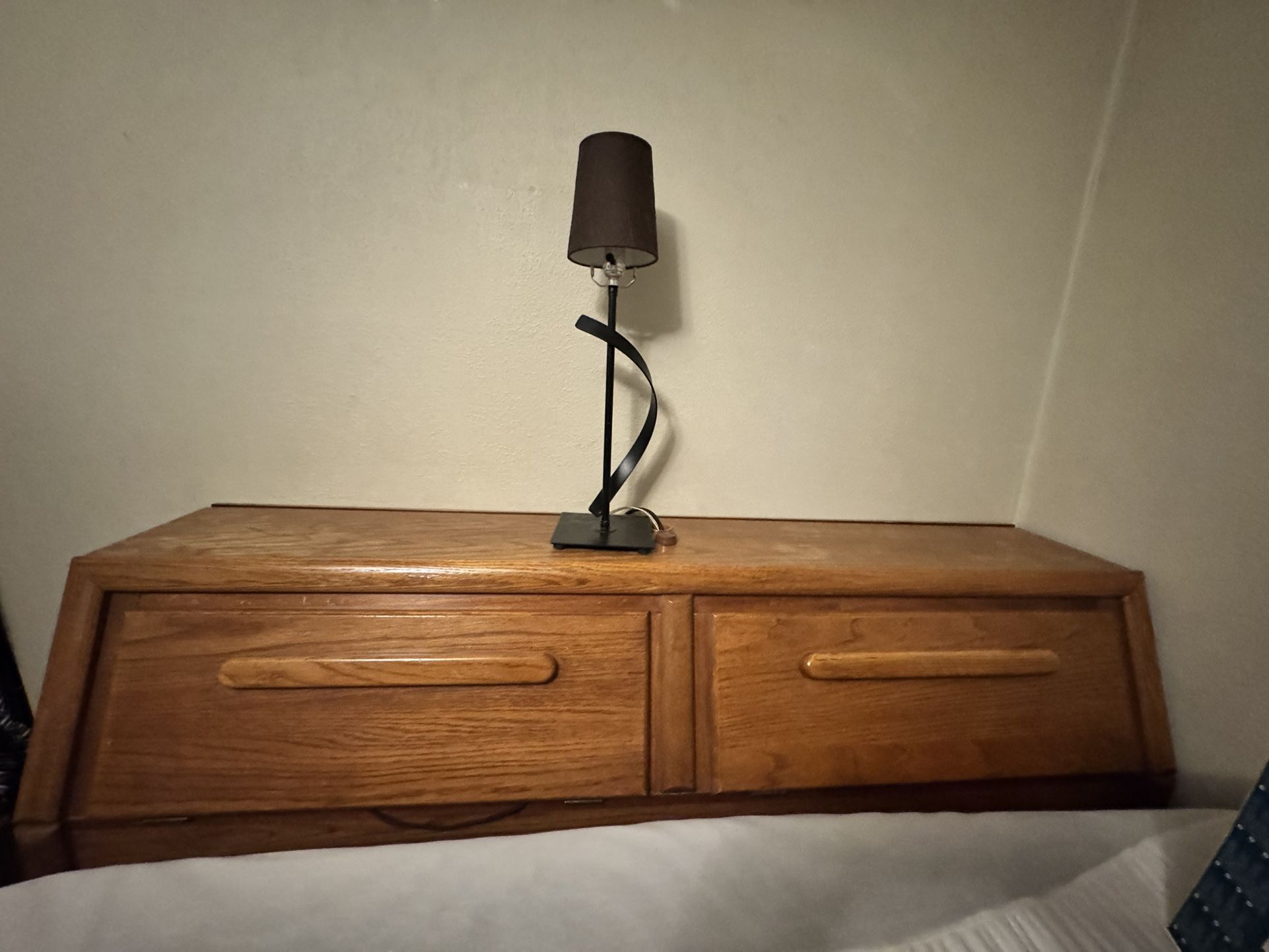 MCM Mid Century Headboard Queen Size