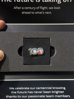 American Airlines 100 year pin