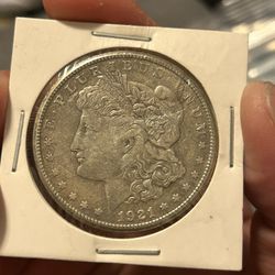 1921 Silver Morgan 