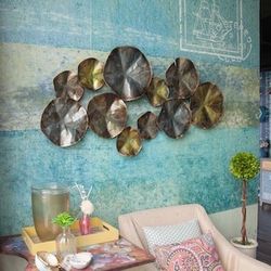 47.5”Metal Floral Nature Wall Accent