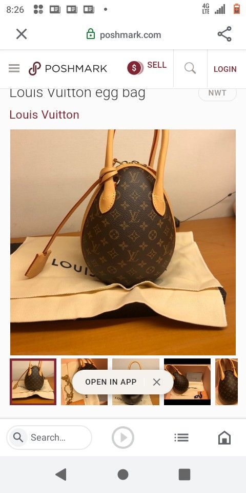 Louis Vuitton, Bags, Louis Vuitton Egg Bag