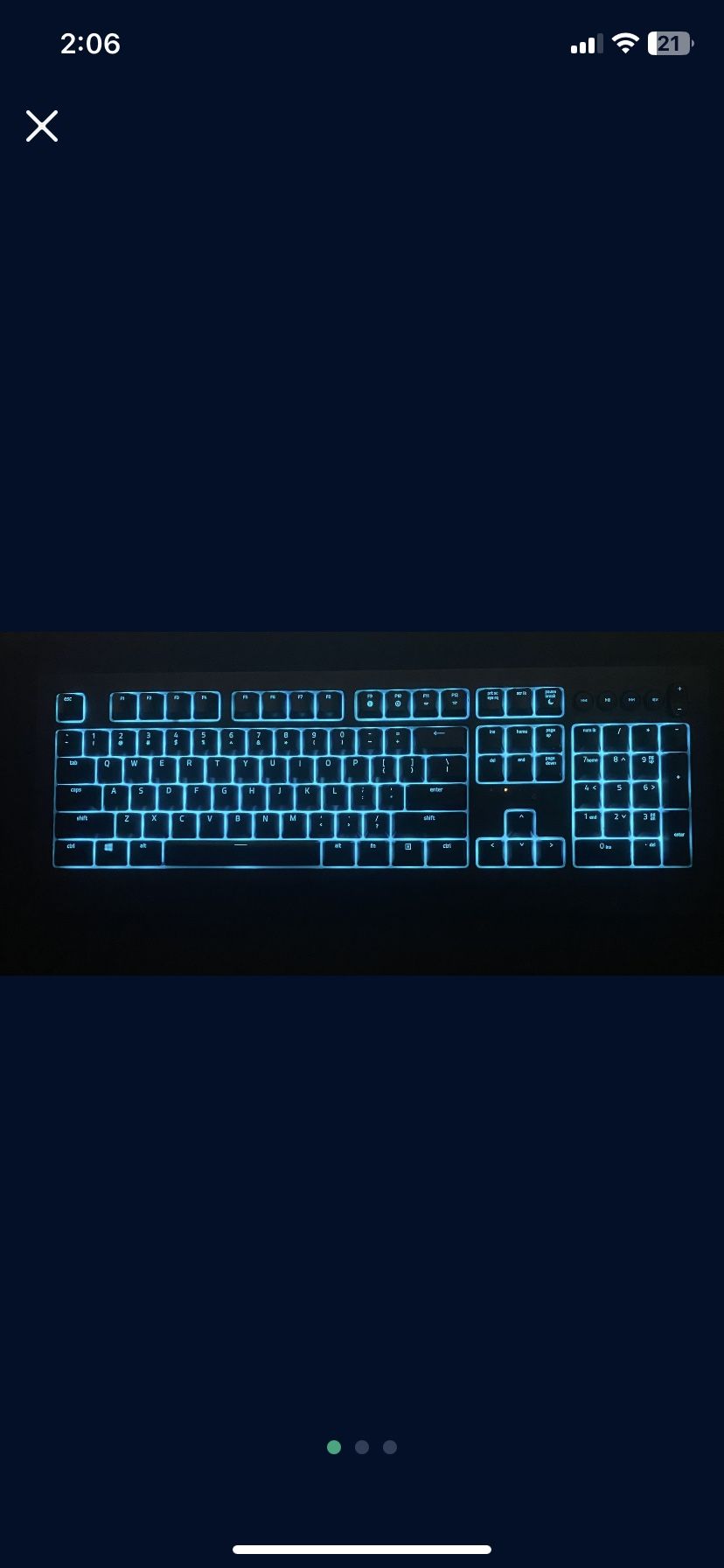 Gaming keyboard