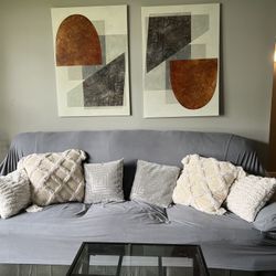 Black Sofa With Recliner 