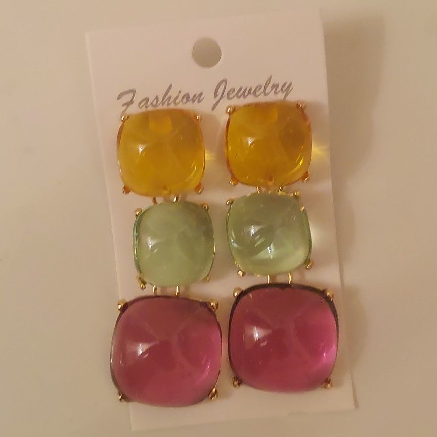 Boho Multi Color Earrings