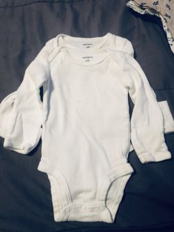 Newborn long sleeve onesies