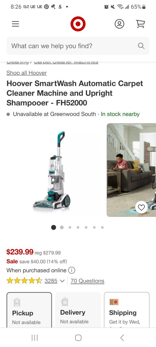 Hoover Carpet Cleaner 