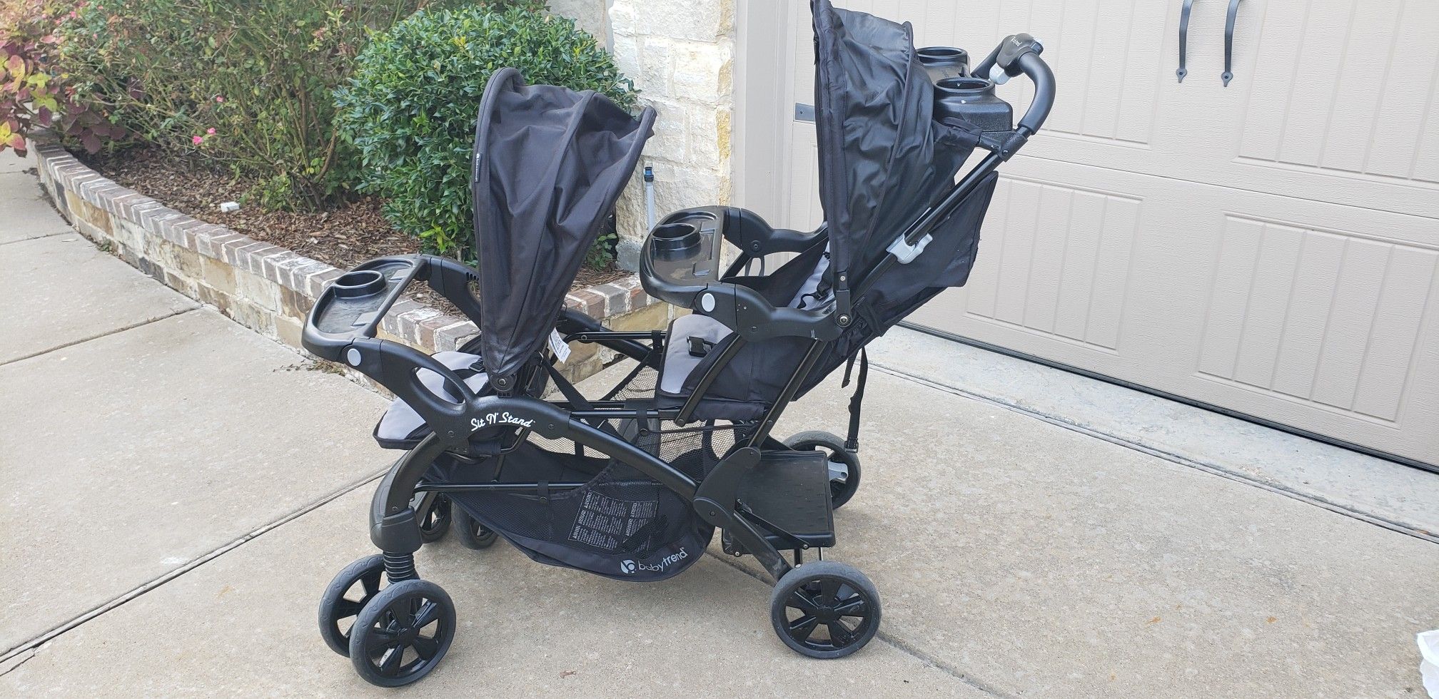 Sit n Stand Double Stroller