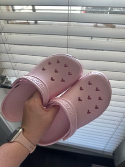 Disney Mickey Mouse Crocs Pink Size W9/M7