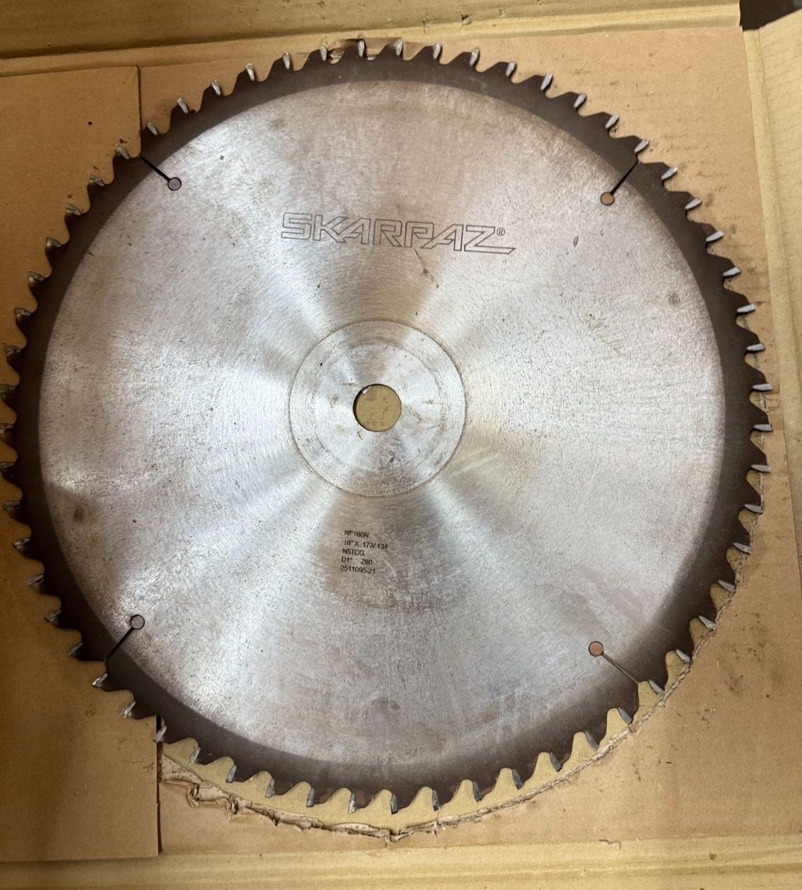 16" Saw Blades Metal 1” bore .165-.173” kerf 60 tooth OTCG
