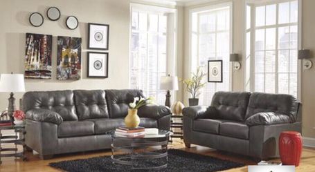 New Grey Couch And Loveseat Set! Sofa sectional deals here