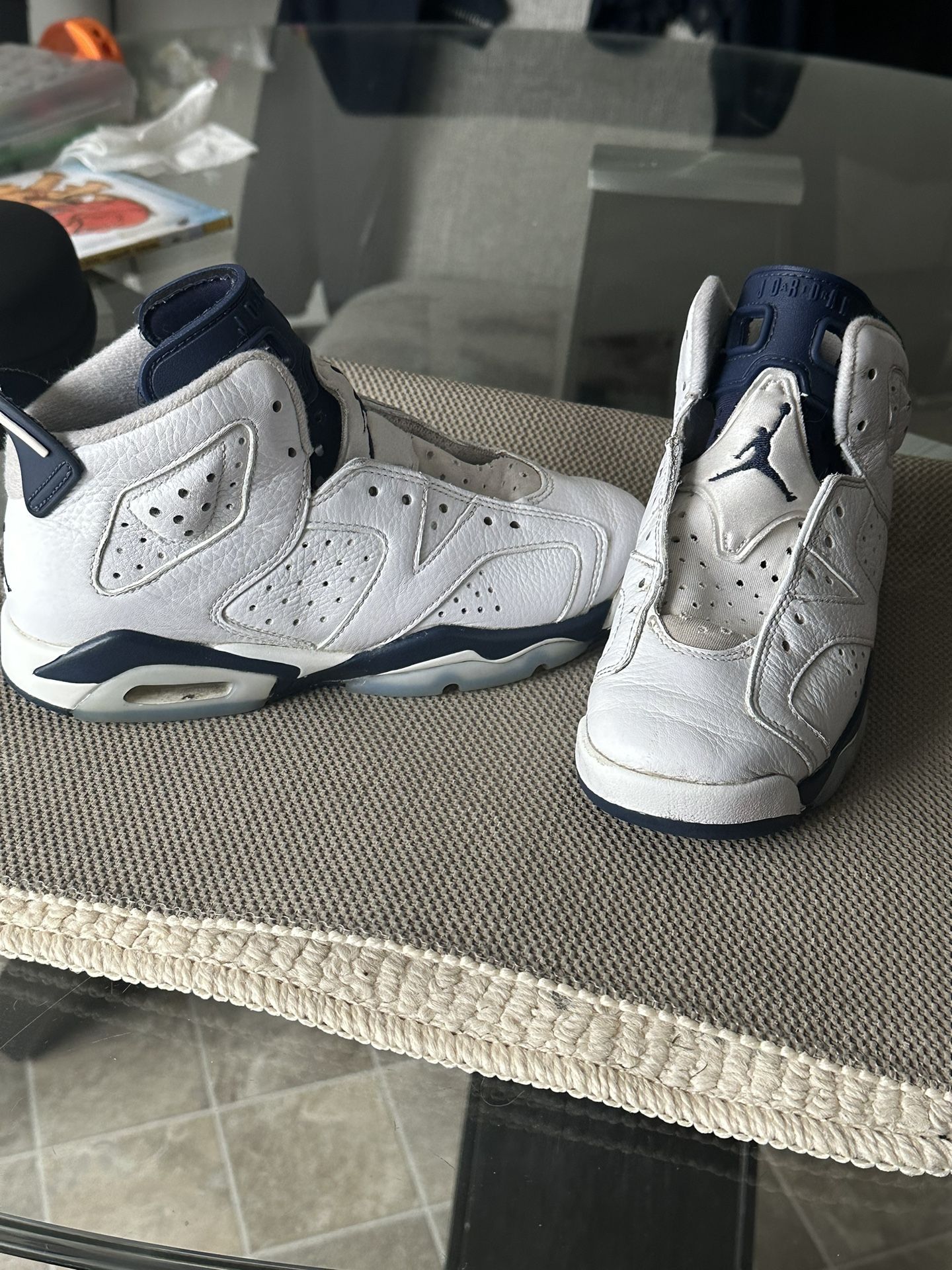 Grade School 4.5 Jordan 6 Midnight Navy