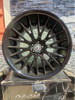 20 inch all black Azad wheels