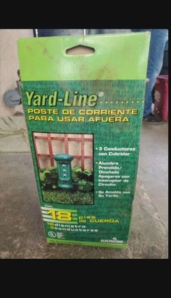 Yardline Outdoor Power Post With 18 Ft Cord  Box 7