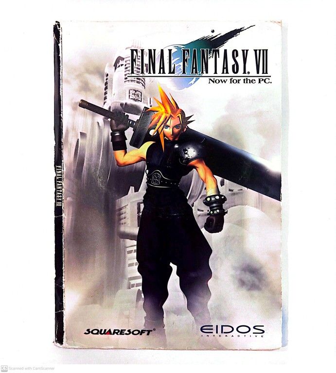 Final Fantasy VII (PC, Eidos) - 4 Disc Set – No Manual – Used