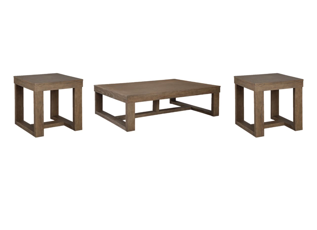 Coffee and 2 End Table Set