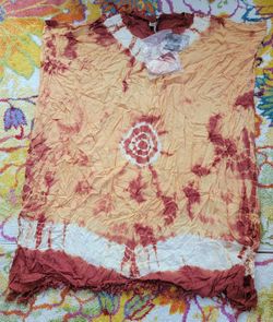 One Size Kaftan Dress 100% Rayon NWT