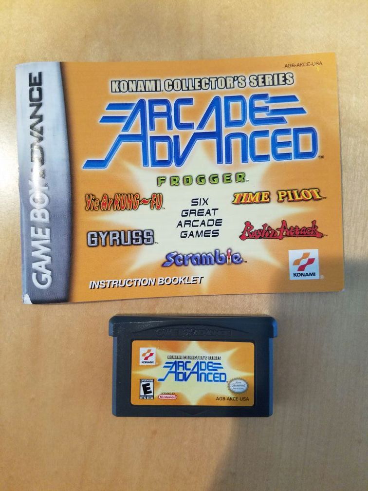 Arcade Advanced for Game Boy Advanced.